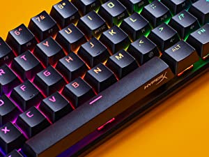 HP HyperX Alloy Origins 65 Mechanical 65% Form Factor Linear Red Switch RGB LED Backlit Keyboard